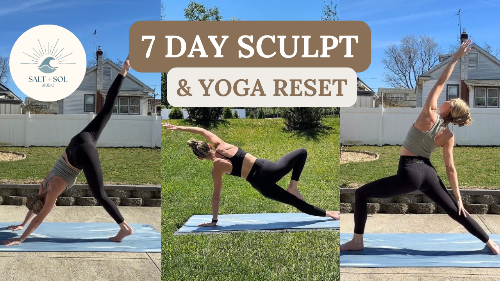 7 Day Sculpt & Yoga Reset 🧘🏼‍♀️ cover image