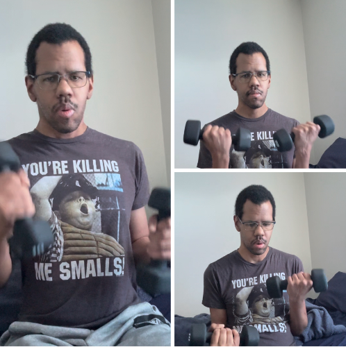 cover for 3 sets of Arm Curls