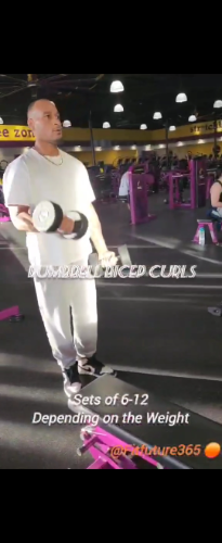 cover for Bicep curls