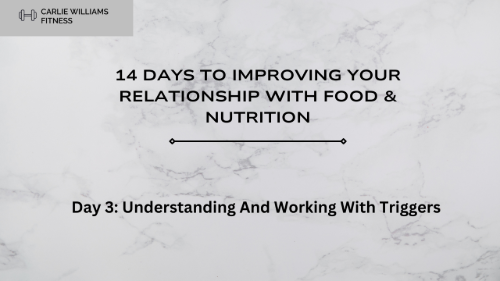cover for Nutrition Course Day 3: Understanding And Working With Triggers