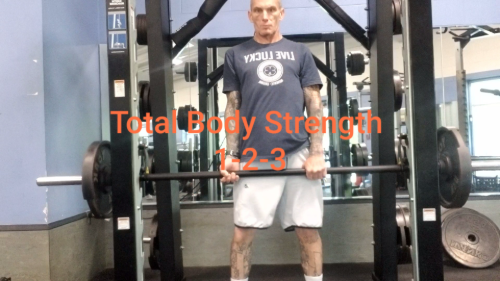cover for TOTAL BODY STRENGTH  1-2-3