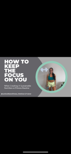 cover for How To Keep The Focus on YOU: when creating a sustainable nutrition routine