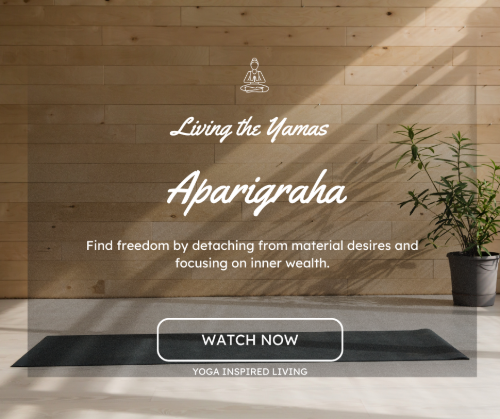 cover for Aparigraha: Find freedom by detaching from material desires and focusing on inner wealth.