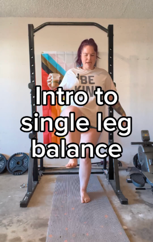 cover for Intro to single leg balance
