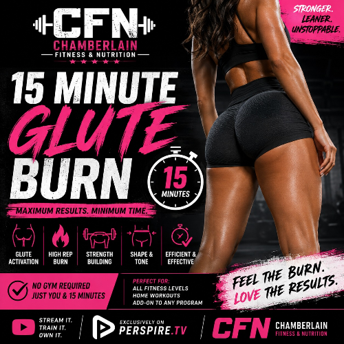 cover for 15 Minute Glute Burn