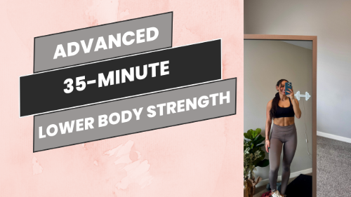 cover for Advanced: 35-Minute Lower Body Strength