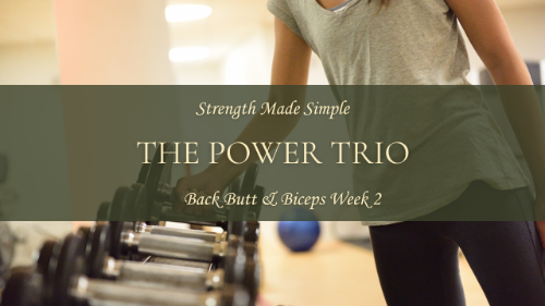 cover for The Power Trio - Back, Biceps & Butt